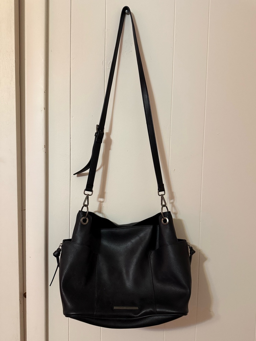 Steve Madden Black Leather Purse